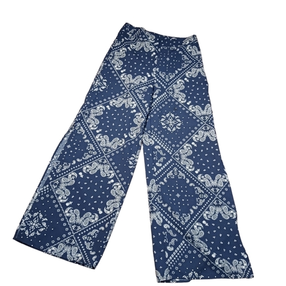 Le Lis Bandana Open Leg Beachy Boho Pants See ad - Ladies Small - Picture 4 of 5